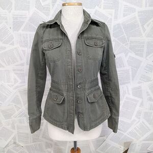 J. Crew Boyfriend Fatigue Military Field Jacket Small